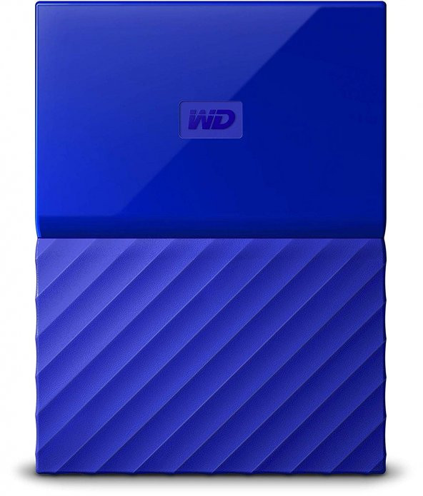 WD My Passport 1TB 2,5" USB 3.0 mavi Taşınabilir Disk WDBGPU0010BBL-EESN