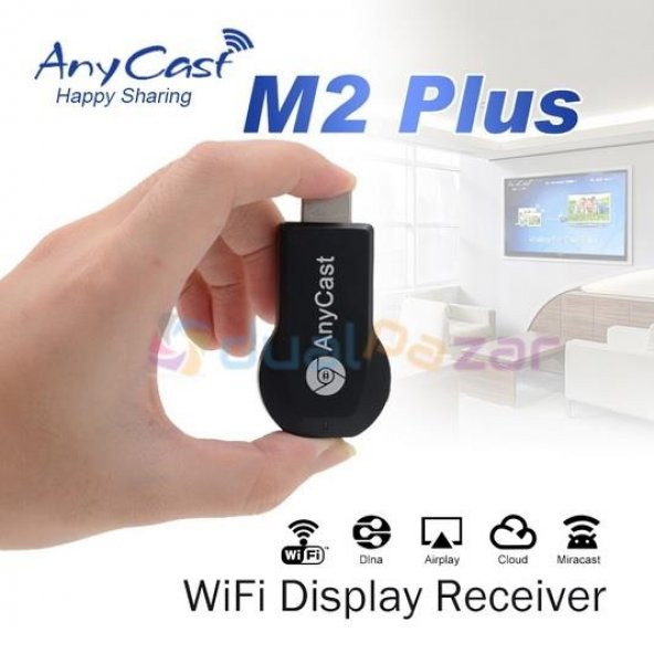 AnyCast M2 Plus DLNA Airplay WiFi Ekran TV Dongle 1080P