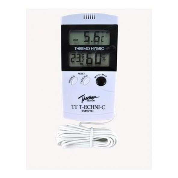 TT Technic İç Dış Termometre ve Higrometre TM977H