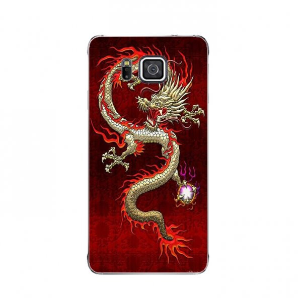 SAMSUNG Alpha Kılıf Fucanglong Dragon Desenli Kılıf