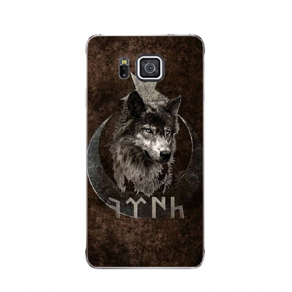 SAMSUNG Alpha Kılıf Ülkücü Kurt Desenli Kılıf - 1
