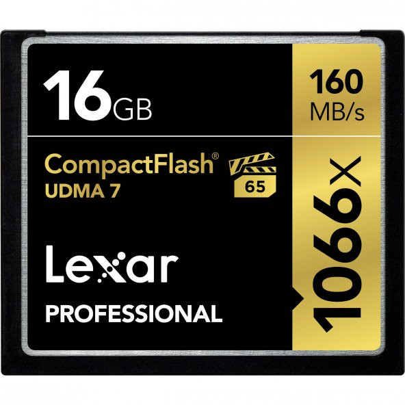 Lexar 16GB CF Hafıza Kartı UMDA 7 1066x Professional Compact Flash