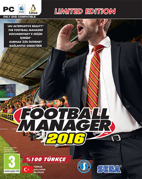 PC FOOTBALL MANAGER 2016 LIMITED EDITION