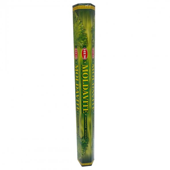 Hem Moldavit Taşı 20 Çubuk Tütsü - Moldavite - 6