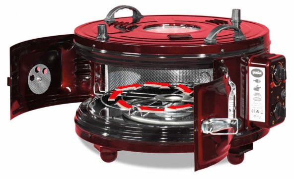 Şamdan 1004 Termostatlı Dönerli Yuvarlak Fırın