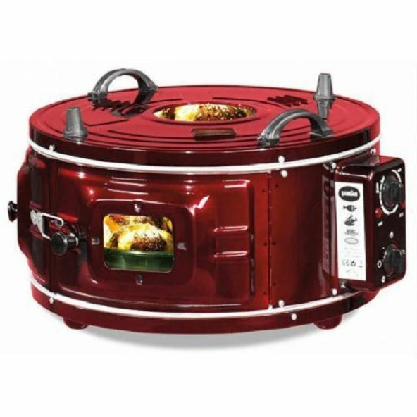 Şamdan 1005 Lüx 32 lt Üstten Camlı Termostatlı Davul Fırın - 2