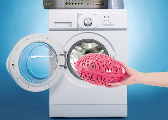 Klipsli Çamaşır Makinesinde Başörtü Şal Yıkama Topu Asorti