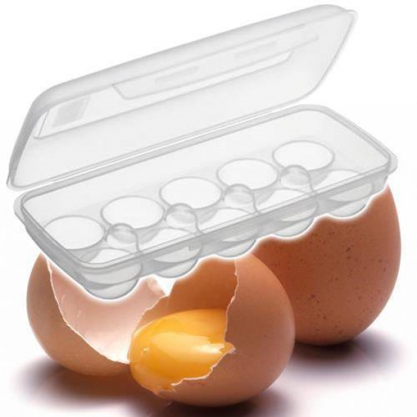 10 Hazneli Lüks Yumurta Saklama Kabı Asorti