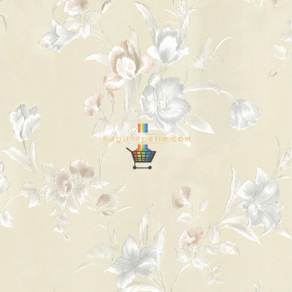 Fashıon Çiçek Desenli Duvar Kağıdı