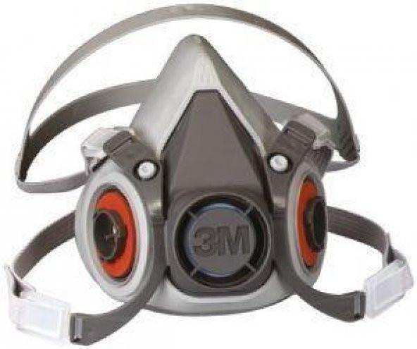 3M Gaz Maskesi Yarım Yüz 6200 (Orta Boy)