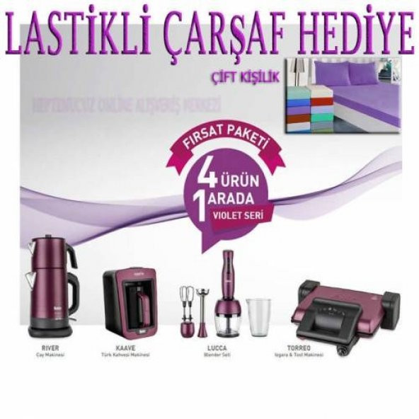 Fakir 4lü ÇEYİZ SET TOST ÇAYCI KAHVE MAKİNASI BLENDER *HEDİYELİ*
