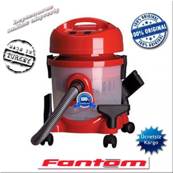 fantom WF 4700 SU FİLTRELİ elektirkli süpürge