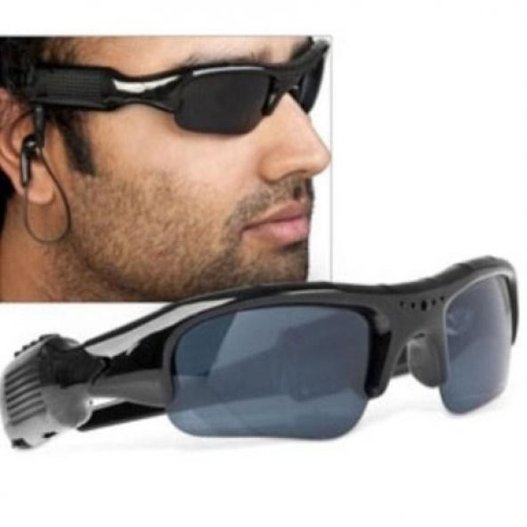 Aksiyon Kameralı Gözlük Bluetooth MP3 Video Kayıt  HD - 13