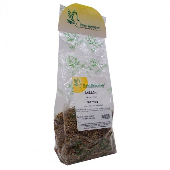 Anason Tohumu Doğal Tane 100 Gr Paket - 6