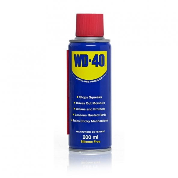 WD-40 200ml. Yağ/Pas Sökücü ve Temizleyici Spray
