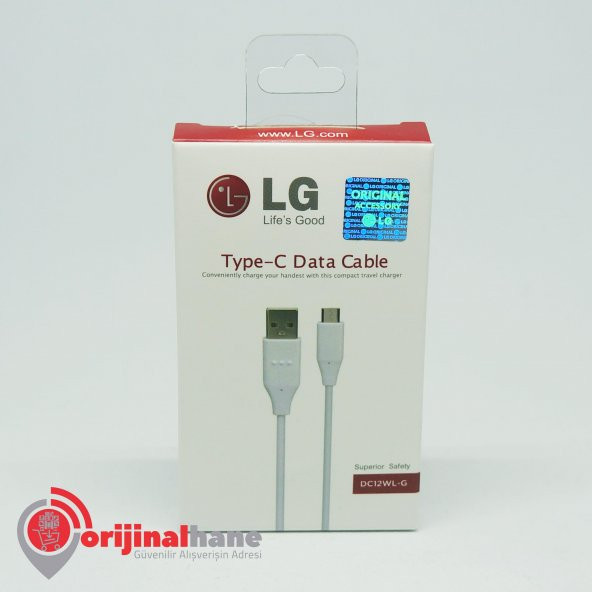 LG Orijinal Type-C USB Data Şarj Kablosu - Orjinal Kutulu