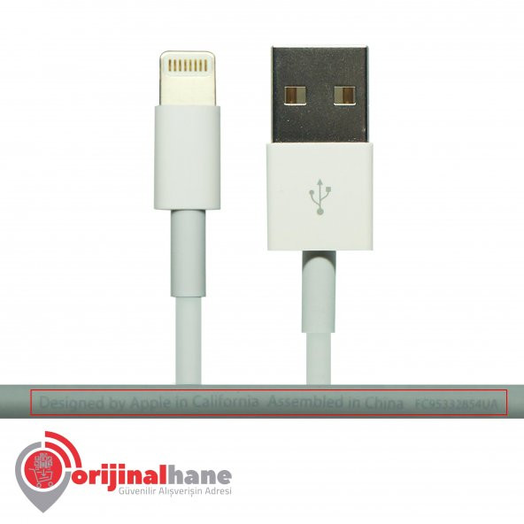 iPhone 5S Orijinal USB Data Şarj Kablosu - Orjinal Apple Lightnin