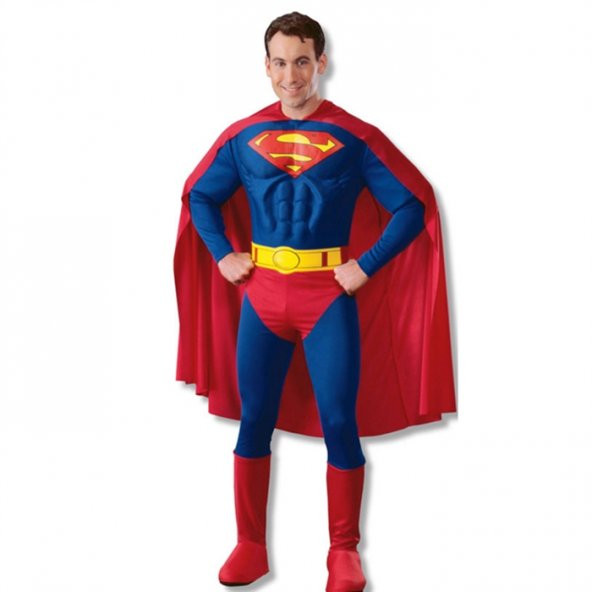 Rubies Superman Yetişkin Kostüm Medium