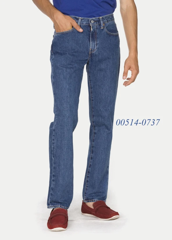 LEVIS 514 ERKEK STRAİGHT FİT JEANS 00514-0737 STONEWASH