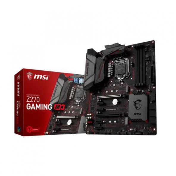 MSI INTEL Z270 GAMING M3 Z270 DDR4 2400 VGA GLAN (Killer) 1151P-7