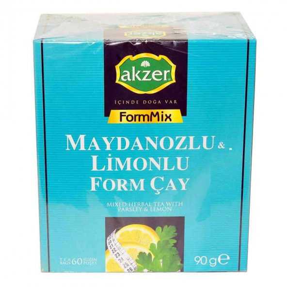 Akzer Maydanozlu ve Limonlu Bitkisel From Çay 60 Süzen Poşet - 5
