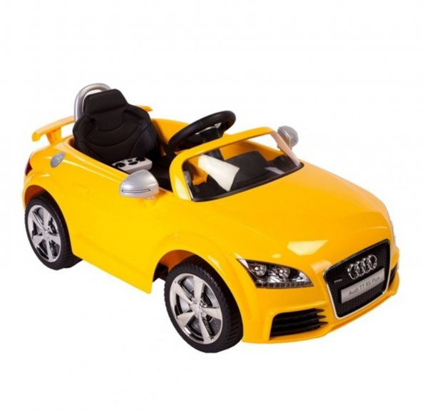 Audi TT RS 12 Volt Akülü Araba - Sarı