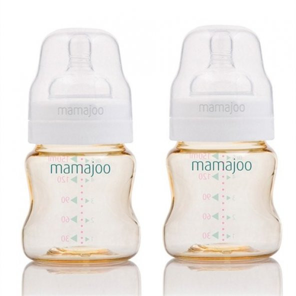 Mamajoo 0 BPA Pes İkili Biberon 150ml