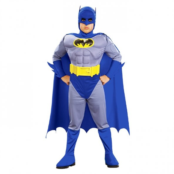 Batman Çocuk Kostüm Lüks 12-14 Yaş