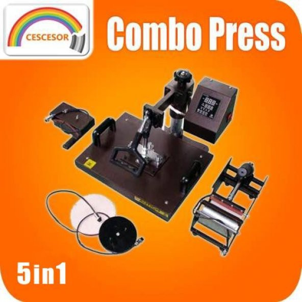 Combo/Çok Fonksiyonlu Transfer Baskı/Pres Makinası