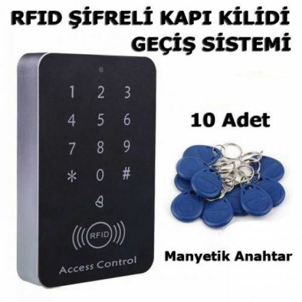 RFID Şifreli Elektronik Kapı Kilidi Kartlı Göstergeç Kontrol Sist