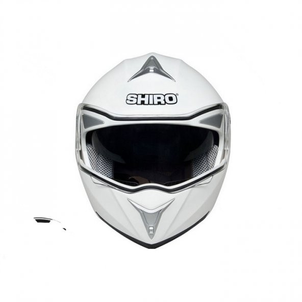 SHIRO CENE ACILIR KASK SH-835 VIPER XL - SIYAH/BEYAZ #SHR664.2010/XL