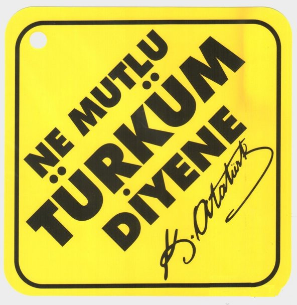 Ne Mutlu Türküm Diyene Oto Stickeri