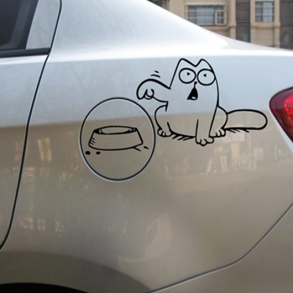Araba İçin Yakıt Deposu Kapağı Sticker