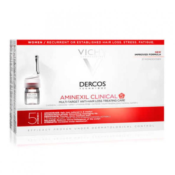 Vichy Dercos Aminexil Clinical 5 Women 21x6 ml