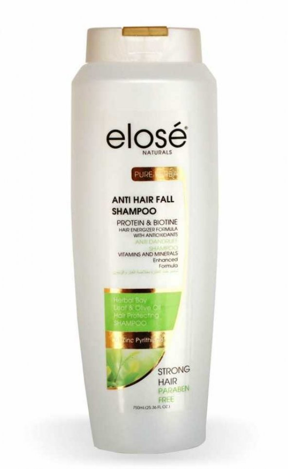 Elose Olive & Bay Leaf Antidandruff Shampoo 750 ml - Kepek Önleyici Şampuan