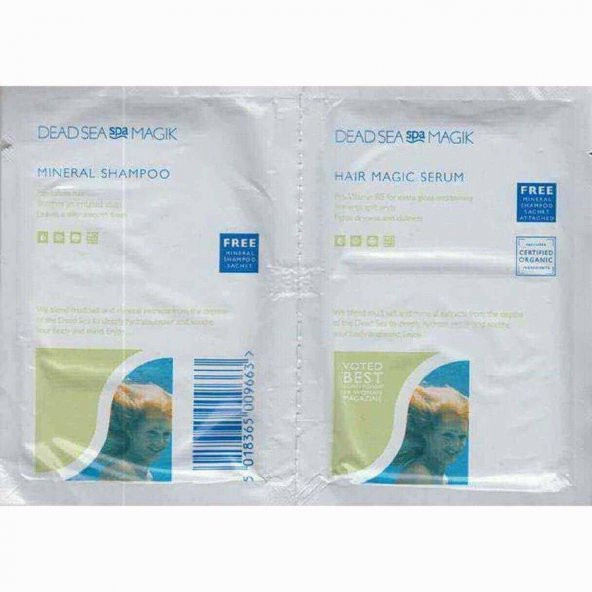 Dead Sea Spa Magik Hair Magic Serum 25 ml + Mineral Shampoo 25 ML
