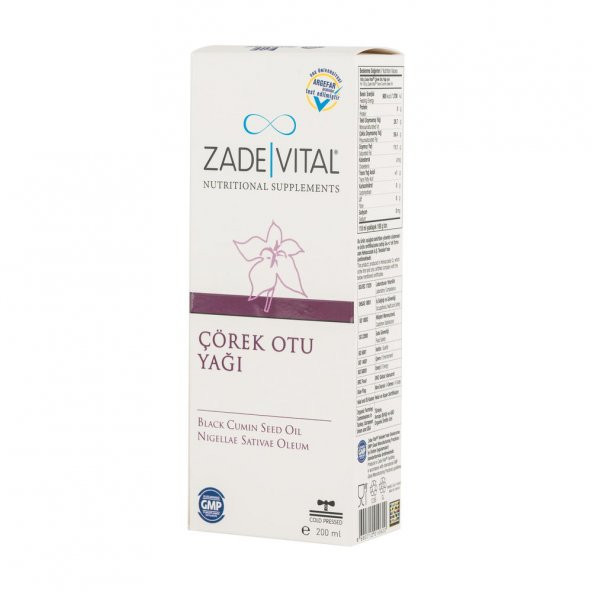 Zade Vital Çörek Otu Yağı 200ml