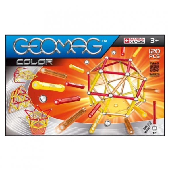 Geomag Color 120 Parça Eğitici Manyetik Puzzle