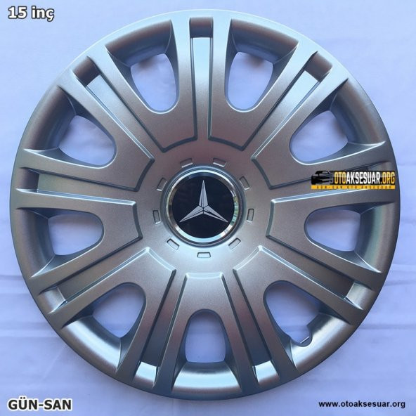 Mercedes 15 inç Jant Kapağı (Set 4 Adet) 319