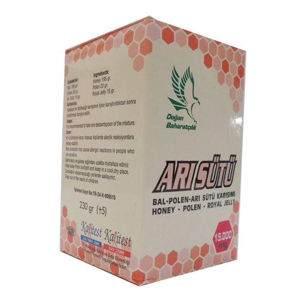 Doğan Bal Polen Arı Sütü Karışımı Süper Doz 15000 Mg - 4