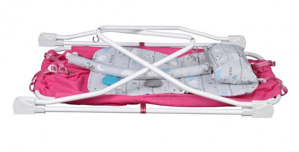 Norfolk Baby Sleep Oyuncaklı Sallanır Bebek Beşiği Hamak Beşik Sallanır Bebek Hamağı Ekru - 4
