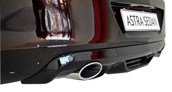 Opel Astra J Sedan 2013 Sonrası Arka Tampon Eki - Difüzör (Plasti - 2