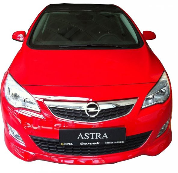 Opel Astra J HB 2011 - 2013 Makyajsız Stainmetz Ön Tampon Ek (Pla