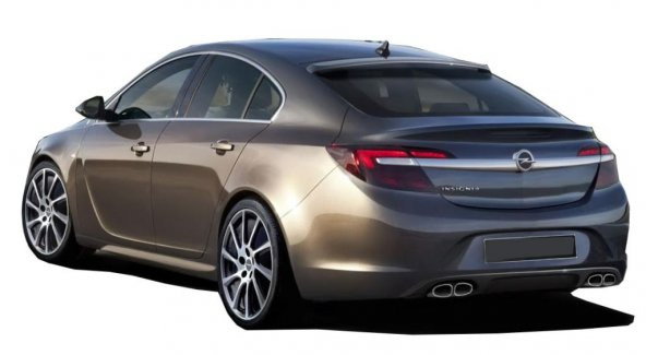 Opel İnsignia 2013 - 2017 İrmscher Arka Tampon Eki - Difüzör (Fib