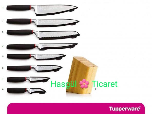 Tupperware Platinum Bıçak Seti