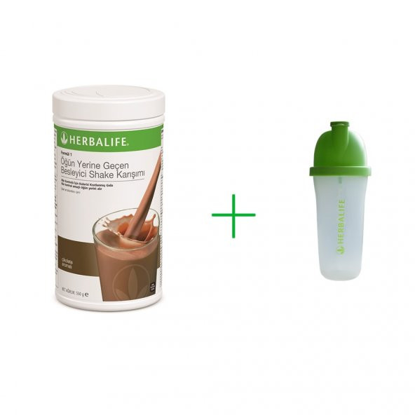 Herbalife Formül 1 Besleyici Shake Çikolata Aromalı + Shaker