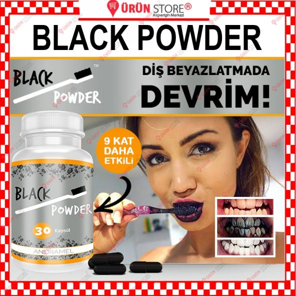 Black Powder Siyah Diş Tozu Süper Beyazlık