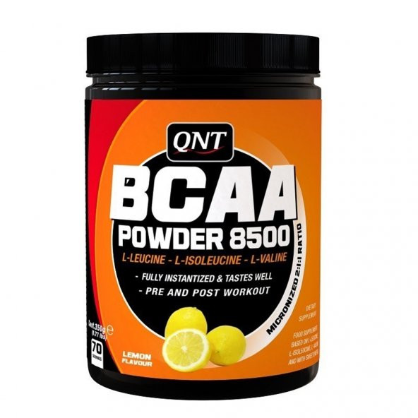 QNT Bcaa Powder 8500 350 gr - Limon (2 HEDİYE )