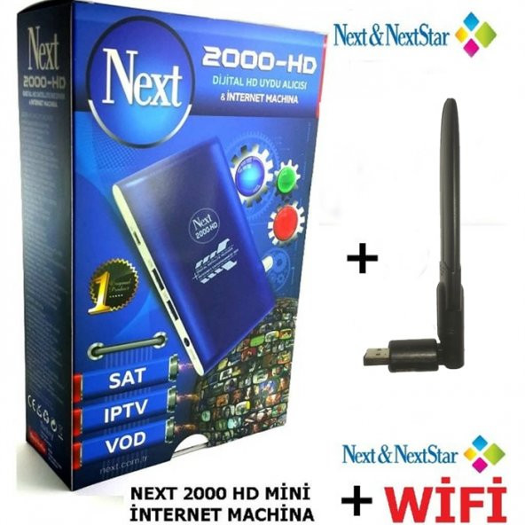 Next 2000 Machina Hd Mini Uydu + Wifi