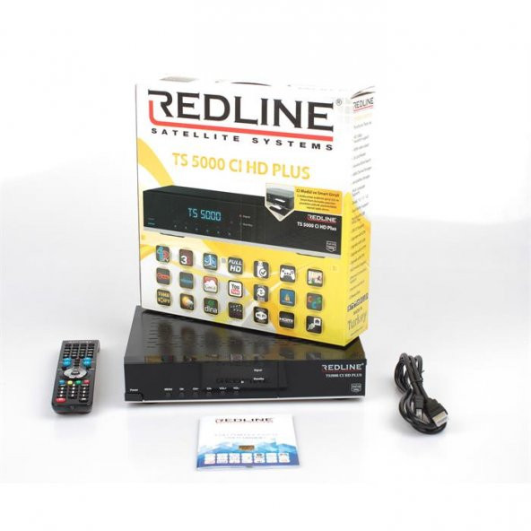 Redline TS 5000 Uydu 12 Ay Filbox Akıllı Kumanda Wifi Anten